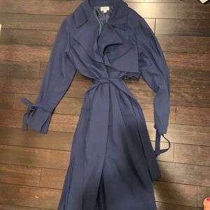 Kela Walker for Amazon The Drop Navy trench coat